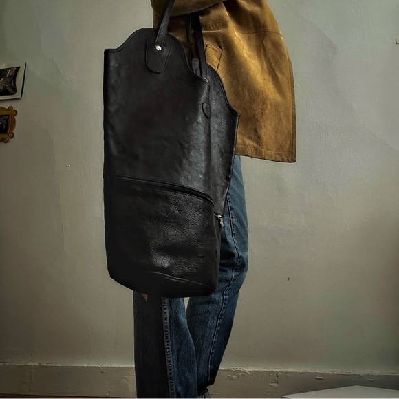RARE Leather Tote - Picture 1 of 12